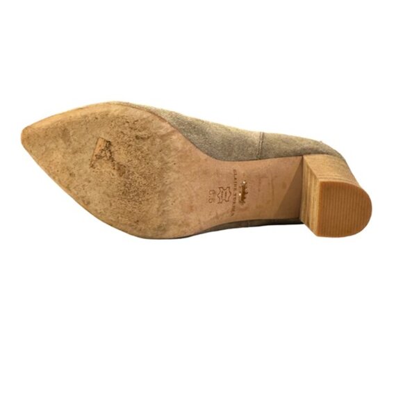 Elaine Turner Grey Suede Fringe Booties - Size 8.5 - Picture 8 of 8